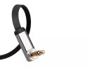 Płaski kabel UGREEN przewód audio AUX 3,5 mm mini jack 1m srebrny (10597)