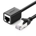 Przedłużacz UGREEN kabel internetowy Ethernet RJ45 Cat 6 FTP 1000 Mbps 3 m czarny (NW112 11282)