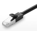 Przedłużacz UGREEN kabel internetowy Ethernet RJ45 Cat 6 FTP 1000 Mbps 3 m czarny (NW112 11282)