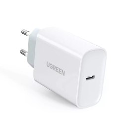 Ugreen ładowarka sieciowa USB Typ C PD 30W z kablem USB Typ C 2m biała (CD127)