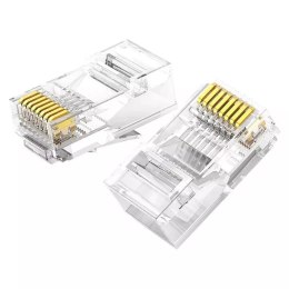 Wtyczka UGREEN złączka końcówka RJ45 8P8C Cat 6 przezroczysty (50961)