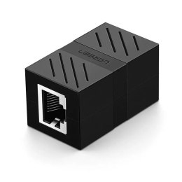 Złączka sieciowa UGREEN łącznik kabli sieciowych Ethernet RJ45 10 Gbps czarny (NW114 20390)