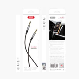 XO kabel audio NB121 jack 3,5mm - jack 3,5mm 1,0 m czarny