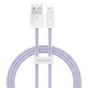 Baseus Dynamic 2 Series kabel USB-A - Lightning 2.4A 480Mb/s 1m fioletowy