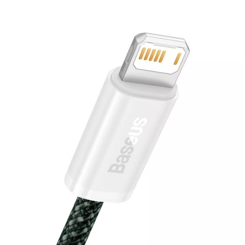 Baseus Dynamic 2 Series kabel USB-A - Lightning 2.4A 480Mb/s 1m zielony