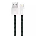 Baseus Dynamic 2 Series kabel USB-A - Lightning 2.4A 480Mb/s 1m zielony