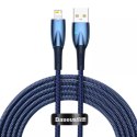 Baseus Glimmer Series kabel USB-A - Lightning 2.4A 480Mb/s 2m niebieski