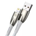 Baseus Glimmer Series kabel USB-A - Lightning 480Mb/s 2.4A 2m biały