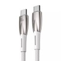 Baseus Glimmer Series kabel do szybkiego ładowania USB-C 480Mb/s PD 100W 1m biały