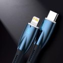 Baseus Glimmer Series kabel do szybkiego ładowania USB-C 480Mb/s PD 100W 1m biały