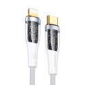 Joyroom kabel szybko ładujący z inteligentnym wyłącznikiem USB-C - Lightning 20W 1.2m biały (S-CL020A3)