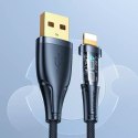 Joyroom kabel z szybkim ładowaniem z inteligentnym wyłącznikiem USB-A - Lightning 2.4A 1.2m czarny (S-UL012A3)