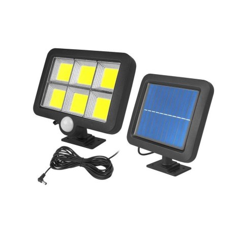 Lampa LTC 6x COB 10W + panel solarny na kablu 1800mAh