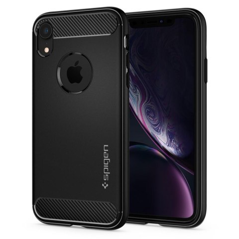 Spigen nakładka Rugged Armor do iPhone 12 / 12 Pro matowa czarna