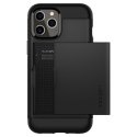 Spigen nakładka Slim Armor CS do iPhone 12 / 12 Pro czarna