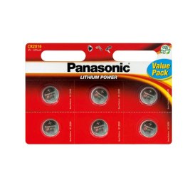 Panasonic bateria litowa CR2016 - 6szt blister