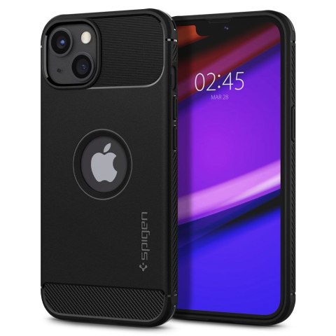 Spigen nakładka Rugged Armor do iPhone 13 matte czarna