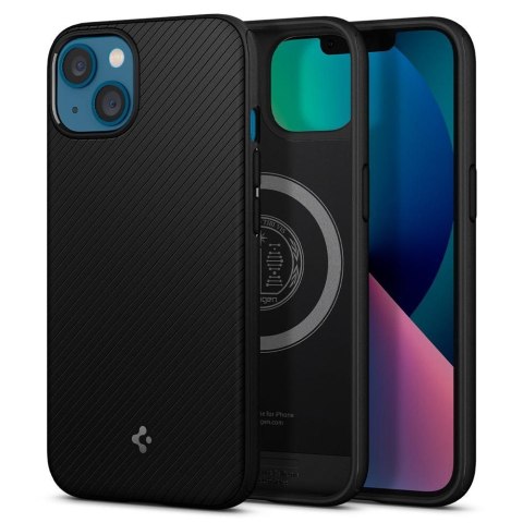 Spigen nakładka Mag Armor do iPhone 13 Mini matowa czarna