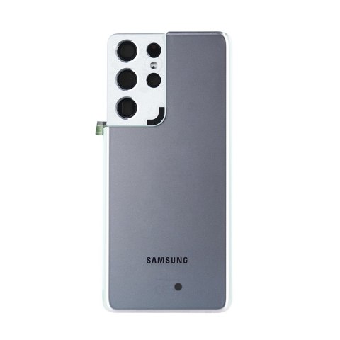 Klapka baterii Samsung Galaxy S21 Ultra G998 GH82-24499B GH82-27283B srebrna oryginał