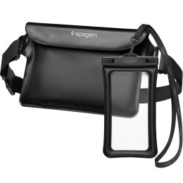 Spigen pokrowiec wodoodoporny A621 Universal Waterproof Case & Waist Bag czarny