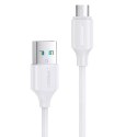 Joyroom kabel USB-A - Micro USB 480Mb/s 2,4A 0,25m biały (S-UM018A9)