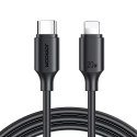 Joyroom kabel USB-C - Lightning 480Mb/s 20W 1m czarny (S-CL020A9)