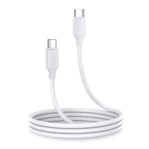 Joyroom kabel USB-C - USB-C 480Mb/s 60W 1m bílý (S-CC060A9)