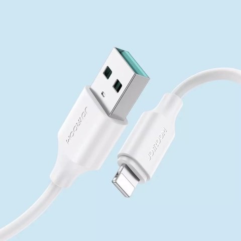 Joyroom nabíjecí / datový kabel USB - Lightning 2,4A 2m bílý (S-UL012A9)