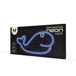 Neon LED WIELORYB niebieski Bat + USB FLNE19 Forever Light