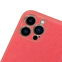 Coque élégante Dux Ducis Yolo en TPU souple et cuir PU pour iPhone 13 Pro Max rouge