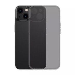 Coque en verre dépoli Baseus pour iPhone 13 Coque rigide avec cadre en gel noir (ARWS000901)