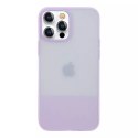 Housse Kingxbar Plain Series pour iPhone 13 Pro Max housse en silicone violet