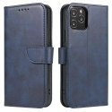 Magnet Case Housse élégante avec rabat et fonction de support pour Samsung Galaxy A73 bleu