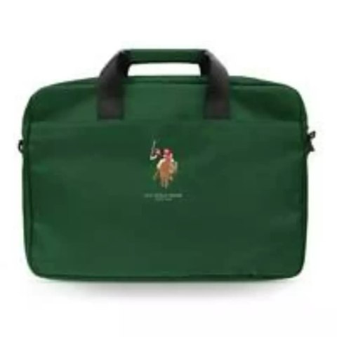 US Polo Torba USCB15PUGFLGN 16" zielona/green