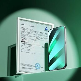 Verre vert Joyroom Knight pour iPhone 14 Pro avec filtre anti-lumière bleue plein écran (JR-G02)