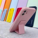 Wozinsky Kickstand Case étui en silicone avec support pour iPhone 13 Pro Max bleu marine