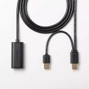 Aktywny przedłużacz UGREEN USB 2.0 kabel 5m czarny (US137)