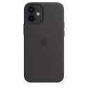 Etui Apple MHKX3ZM/A do iPhone 12 mini MagSafe Silicone Case czarny/black