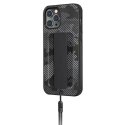 Etui UNIQ Heldro do iPhone 12 Pro Max 6,7" czarny moro/charcoal camo Antimicrobial