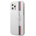 Etui na telefon US Polo USHCP12LPCUSSWH do Apple iPhone 12 Pro Max biały/white Tricolor Collection