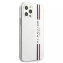 Etui na telefon US Polo USHCP12LPCUSSWH do Apple iPhone 12 Pro Max biały/white Tricolor Collection