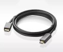 Jednokierunkowy kabel UGREEN z DisplayPort na HDMI 4K 30 Hz 32 AWG 2 m czarny (DP101 10202)