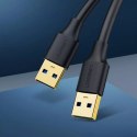Kabel UGREEN przewód USB - USB (męski - USB 3.2 Gen 1) 1 m czarny (US128 10370)