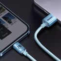 Baseus Crystal Shine Series kabel USB - Lightning 2,4A 20W 1,2m niebieski (CAJY001103)