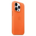 Etui Apple MPPR3ZM/A do iPhone 14 Pro Max 6,7" Leather Case MagSafe pomarańczowy/orange