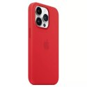 Etui Apple MPTR3ZM/A do iPhone 14 Pro Max 6,7" MagSafe Silicone Case czerwony/red