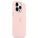 Etui Apple MPTT3ZM/A do iPhone 14 Pro Max 6,7" MagSafe Silicone Case różowy/chalk pink