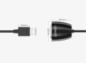 Kabel UGREEN przewód przejściówka adapter jednokierunkowy z HDMI (męski) do VGA (żeński) FHD czarny (MM105 40253)