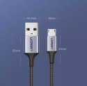 Ugreen kabel przewód USB - micro USB 1m szary (60146)