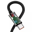Baseus Legendary kątowy kabel szybkie ładowanie USB Typ C - USB Typ C 100W 5A 1m czarny (CATCS-01)